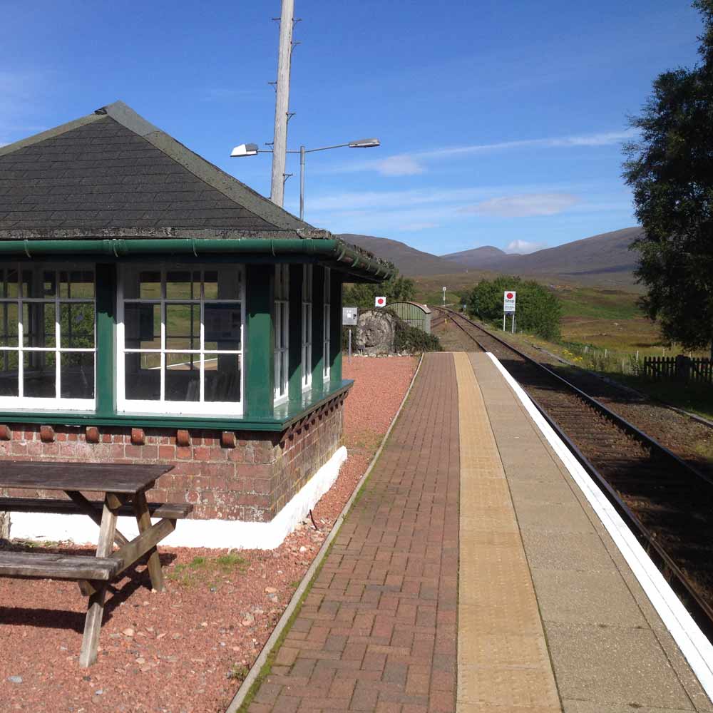 Rannoch Station has a lovely tea room